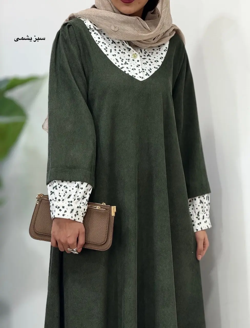 پیراهن مانتویی پاییزه نورین 4